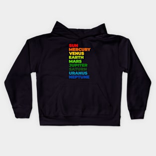 Solar system Kids Hoodie